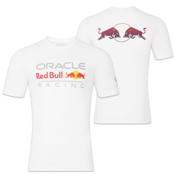 Red Bull Racing férfi póló white bull motif F1 Team 2024