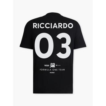 Visa Cash App RB férfi póló Daniel Ricciardo black F1 Team 2024