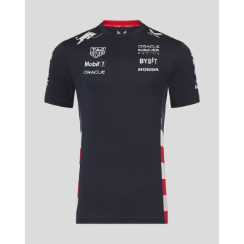 Red Bull Racing férfi póló America Race navy F1 Team 2024