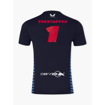 Red Bull Racing férfi póló Driver Max Verstappen black F1 Team 2024