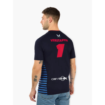 Red Bull Racing férfi póló Driver Max Verstappen black F1 Team 2024