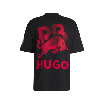 Visa Cash App RB férfi póló oversize small logo black F1 Team 2024
