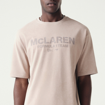 Mclaren Honda férfi póló Forever Forwards browngray F1 Team 2024