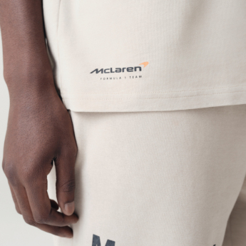 Mclaren Honda férfi póló speedmark white F1 team 2024
