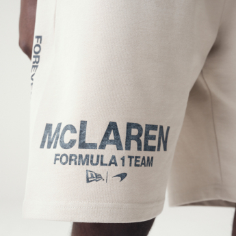 Mclaren Honda férfi rövidnadrág wordmark logo white F1 Team 2024