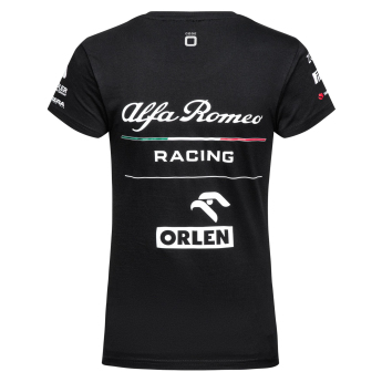 Alfa Romeo Racing női póló official AR black F1 Team 2023