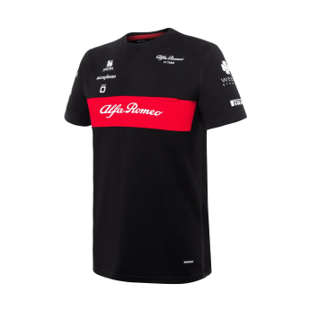 Alfa Romeo Racing férfi póló official black uno F1 Team 2023
