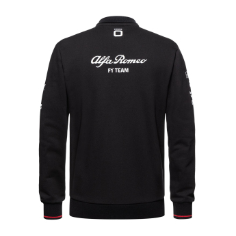 Alfa Romeo Racing férfi pulóver official zip black F1 Team 2023