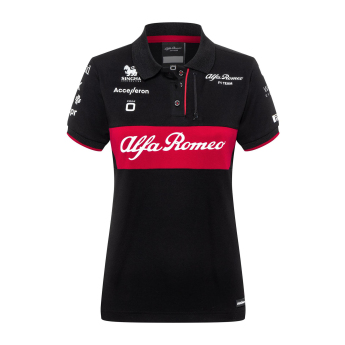 Alfa Romeo Racing női póló official black F1 Team 2023