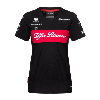 Alfa Romeo Racing női póló official black F1 Team 2023