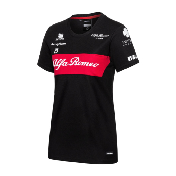Alfa Romeo Racing női póló official black F1 Team 2023