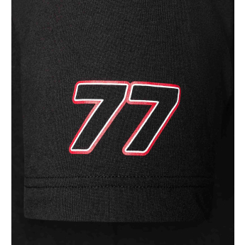 Alfa Romeo Racing férfi póló Valtteri Bottas fans black F1 Team 2024