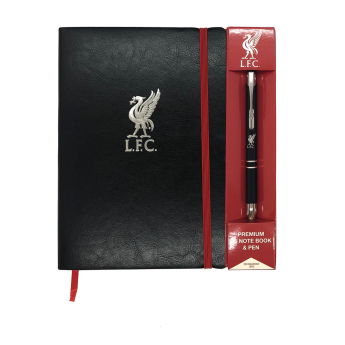 FC Liverpool golyóstoll és jegyzettömb Premium black