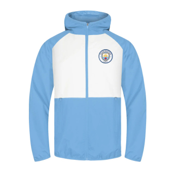 Manchester City férfi kapucnis kabát Shower white