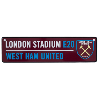 West Ham United ablak matrica Colour