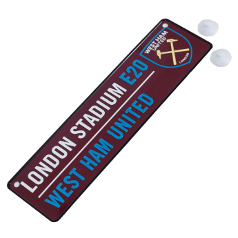 West Ham United ablak matrica Colour