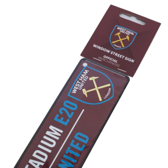 West Ham United ablak matrica Colour