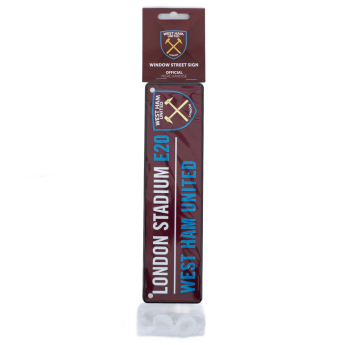 West Ham United ablak matrica Colour