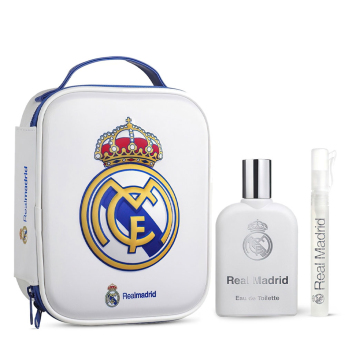 Real Madrid fürdőszoba szett Edt+Rollon Necesser 110ml