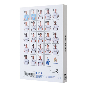 Real Madrid képeslap 25 color one club