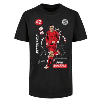 Bayern München gyerek póló Musiala black
