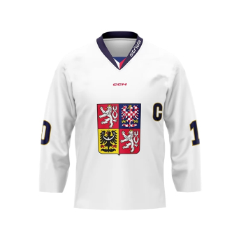 Jégkorong képviselet hoki mez 2024/2025 Fan replica Czech republic white
