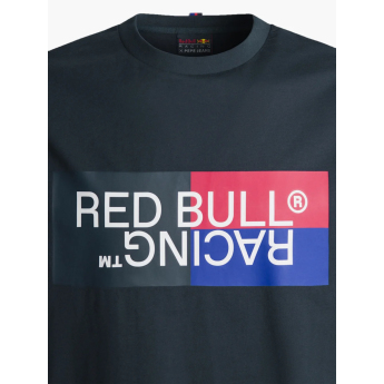 Red Bull Racing férfi póló color block blue F1 Team 2023