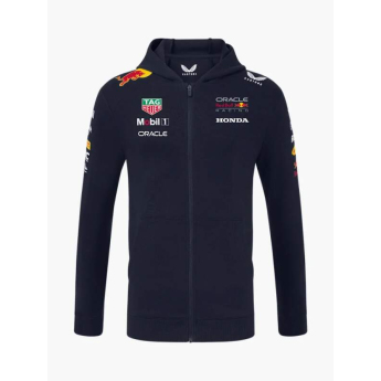 Red Bull Racing férfi kapucnis pulóver official Teamline Replica zip navy F1 Team 2025