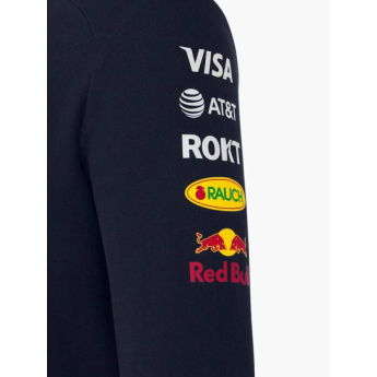 Red Bull Racing férfi kapucnis pulóver official Teamline Replica zip navy F1 Team 2025