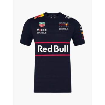 Red Bull Racing férfi póló official Teamline Replica navy F1 Team 2025
