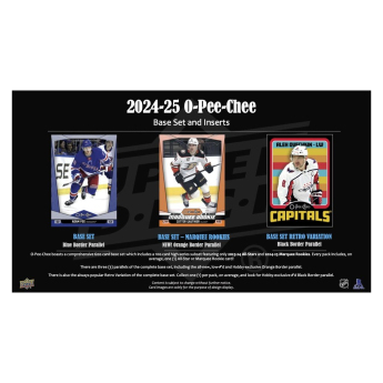 NHL dobozok NHL hokikártyák 2024-25 Upper Deck O-Pee-Chee Hobby Box