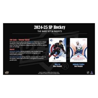 NHL dobozok NHL hokikártyák 2024-25 Upper Deck SP Hockey Blaster Box