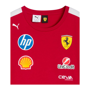 Ferrari gyerek póló official Teamline Replica F1 Team 2025