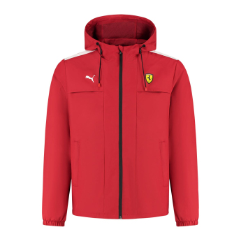 Ferrari férfi kapucnis kabát Rain red F1 Team 2025