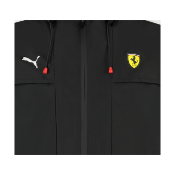 Ferrari férfi kapucnis kabát Rain black F1 Team 2025