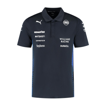 Williams pólóing official Teamline Replica black F1 Team 2025