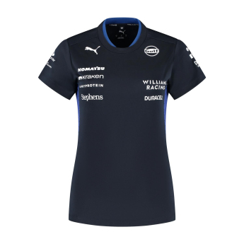 Williams női póló official Teamline Replica black F1 Team 2025