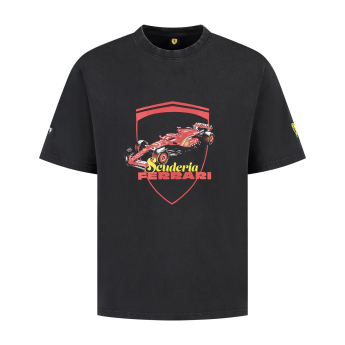 Ferrari férfi póló Driver black F1 Team 2025