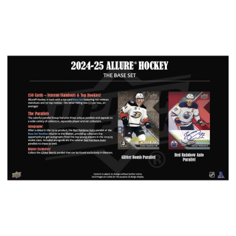 NHL dobozok NHL hokikártyák 2024-25 Upper Deck Allure Blaster Box
