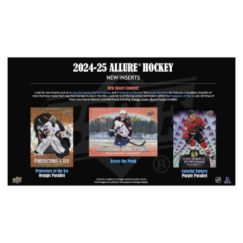NHL dobozok NHL hokikártyák 2024-25 Upper Deck Allure Blaster Box