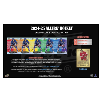 NHL dobozok NHL hokikártyák 2024-25 Upper Deck Allure Blaster Box
