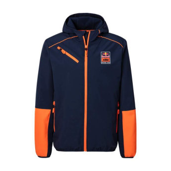 Red Bull KTM férfi kapucnis kabát Softshell Grid navy