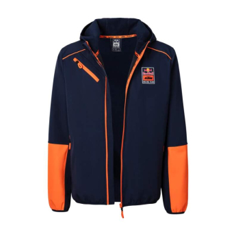 Red Bull KTM férfi kapucnis kabát Softshell Grid navy