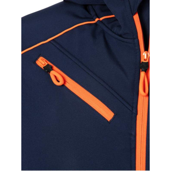 Red Bull KTM férfi kapucnis kabát Softshell Grid navy