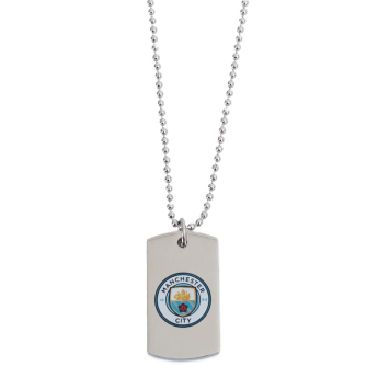 Manchester City nyaklánc dögcédulával Colour Crest