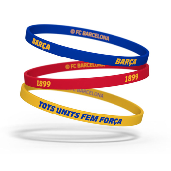 FC Barcelona gumi karkötő 3pack Tricolor