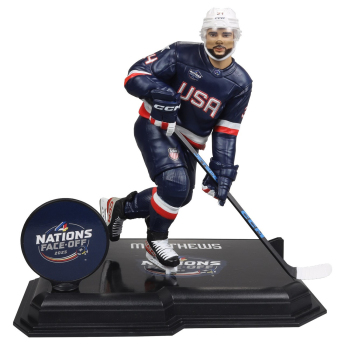 Jégkorong képviselet bábu Auston Matthews #34  Face-Off Team USA 7” Figure SportsPicks