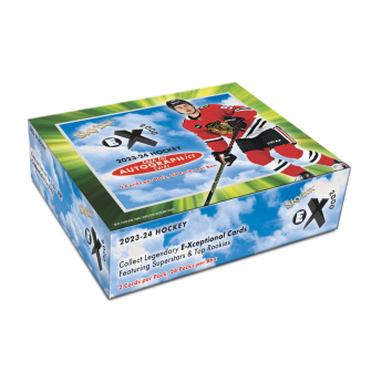 NHL dobozok NHL hokikártyák 2023-24 Upper Deck Skybox E-X 2000 Hockey Hobby Box