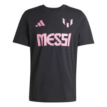 Lionel Messi férfi póló MESSI Name and number black