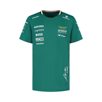 Aston Martin gyerek póló Alonso official Teamline Replica F1 Team 2025